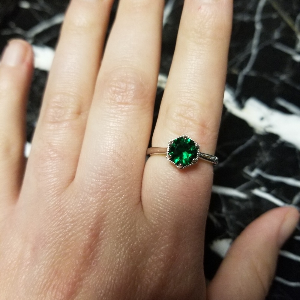 Green size 6 ring part of 2/$10 deal